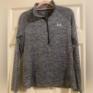 Under Armour quarter zip. Medium. Gray.